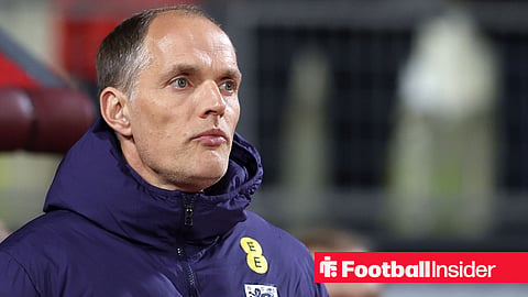 England head coach Thomas Tuchel during 2026 World Cup qualification.