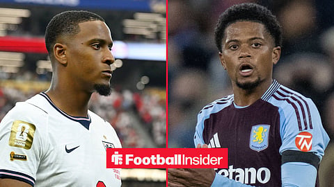 Aston Villa players Ezri Konsa and Leon Bailey