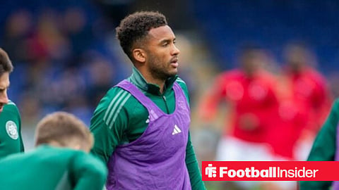 Celtic defender Auston Trusty warms up