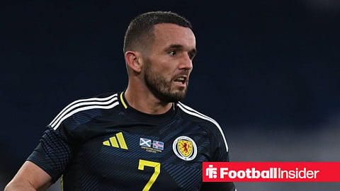 Aston Villa midfielder John McGinn features for Scotland