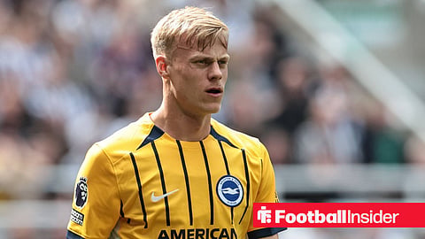 Tottenham defender Jan Paul van Hecke during his time at Brighton