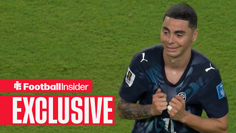 Miguel Almiron stunned after being shown a red card in Paraguay's win over Turkey at the 2026 World Cup.