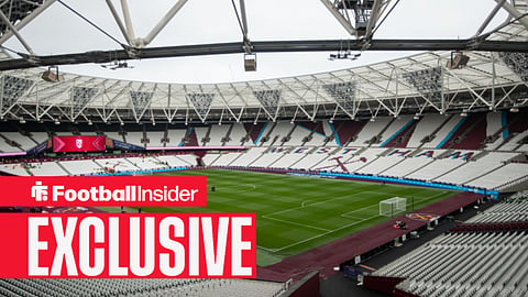London Stadium empty on a cloudy day