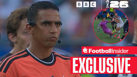 Jalal Jayed during the Germany vs Paraguay game and Germany goal that was disallowed vs Paraguay right inset