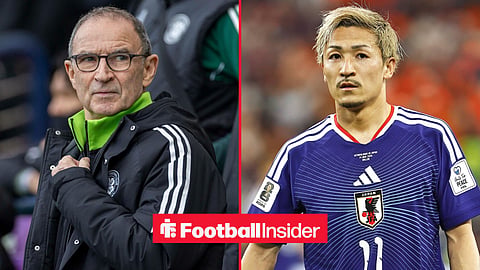 Celtic manager Martin O'Neill at Celtic Park / Daizen Maeda in World Cup match between Netherlands and Japan at the Dallas Stadium