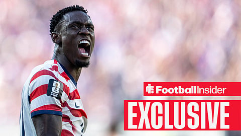 United States of America forward Folarin Balogun 20 celebrates after scoring a goal against Bosnia and Herzegovina in round 32 of the IFA World Cup 2026 game at Levi Stadium