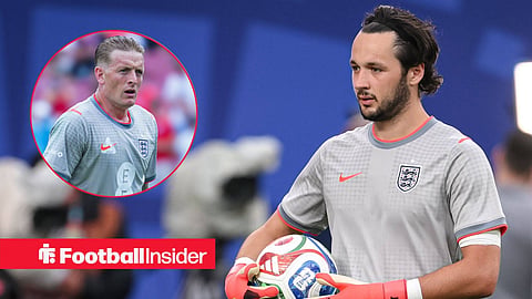 FIFA World Cup, Group L Preliminary Round in New Jersey: Panama vs. England, June 27, 2026, James Trafford / England goalkeeper Jordan Pickford warming up during the 2026 FC Series at Raymond James Stadium