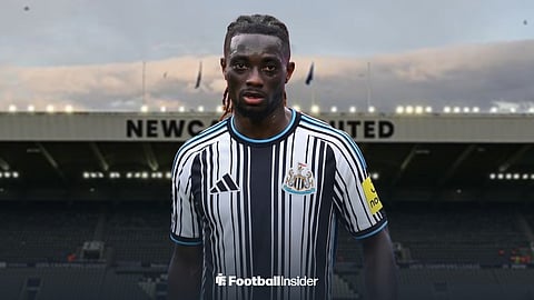 Free agent Gideon Mensah edited into Newcastle shirt