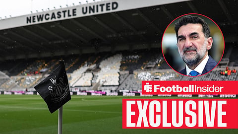 A general view of St James' Park during the Premier League match Newcastle United vs Everton at St. James' Park, Newcastle, United Kingdom, 25th May 2025 / PIF Governor Yasir Al-Rumayyan at St James' Park