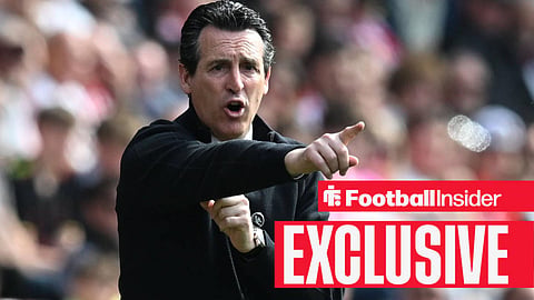 Aston Villa manager Unai Emery points