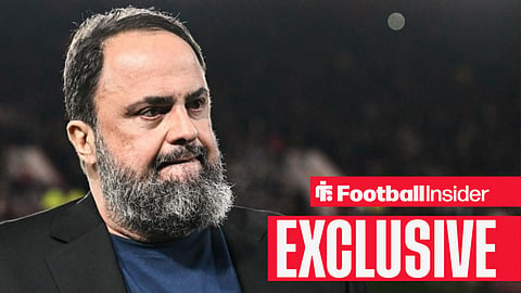 Nottingham Forest owner Evangelos Marinakis at the City Ground.
