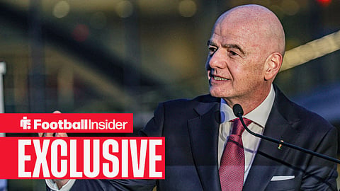 Gianni Infantino, President of FIFA speaks at a high-level reception hosted by Qatar at UNHQ under the theme From FIFA World Cup 2022 To FIFA World Cup 2026