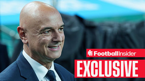 Former Tottenham Hotspur chairman Daniel Levy smiling at the Tottenham Hotspur Stadium