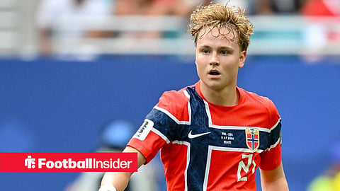 Andreas Schjelderup in action at World Cup