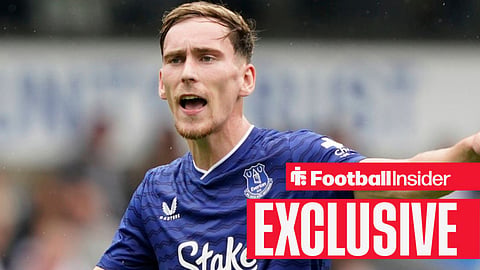 Everton midfielder James Garner