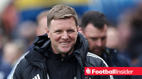 Newcastle manager Eddie Howe smiles