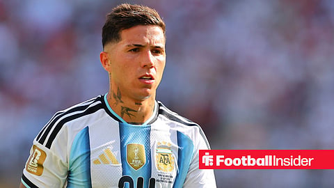 Enzo Fernandez in action in World Cup final for Argentina