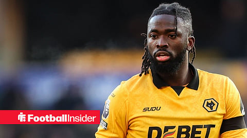 Tolu Arokodare of Wolverhampton Wanderers during the Wolverhampton Wanderers vs West Ham United Premier League match at Molineux, Wolverhampton