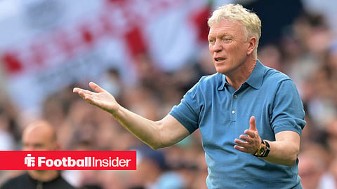 David Moyes, manager of Everton, during the Spurs vs Everton final match of the 2025/26 Premier League season London Tottenham Hotspur Stadium