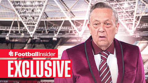 Former West Ham chairman David Sullivan at the London Stadium
