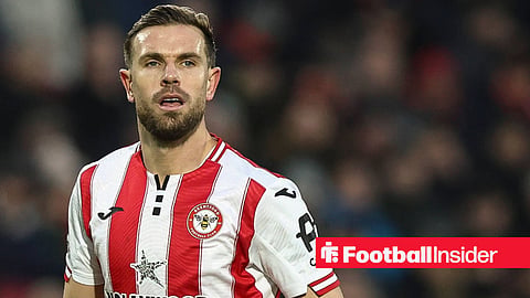 Jordan Henderson in action for Brentford