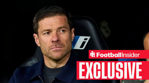 Xabi Alonso in the dugout