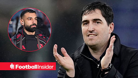 Andoni Iraola manager of Bournemouth enjoys the win during the Everton vs AFC Bournemouth Premier League match at Hill Dickinson Stadium, Liverpool / Mohamed Salah of Liverpool arrives ahead of the Premier League match Leeds United vs Liverpool at Elland Road, Leeds, United Kingdom, 6th December 2025