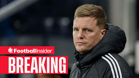 Eddie Howe on the sidelines at Newcastle United