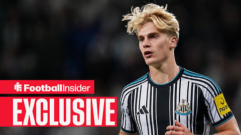 Lucas Bergvall of Tottenham Hotspur, wearing a Newcastle United home kit, during the UEFA Champions League match, between Tottenham Hotspur FC and Villarreal played at Tottenham Hotspur Stadium on September 16, 2025