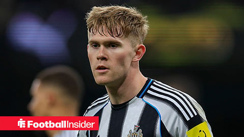 Newcastle defender Lewis Hall