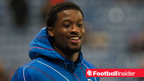 Rangers defender Emmanuel Fernandez smiles