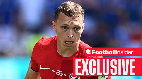 Celtic right-back Alistair Johnston playing for Canada