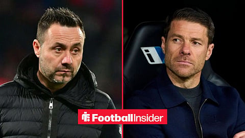 Roberto De Zerbi and Xabi Alonso on the sidelines at Tottenham and Chelsea respectively