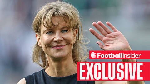 Businesswoman Amanda Staveley smiles