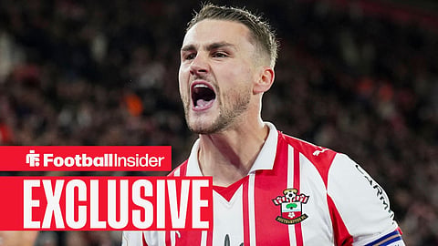 Southampton centre-back Harwood-Bellis celebrates