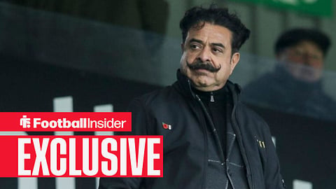 Football Insider exclusive as Fulham owner Shahid Khan watches from the stands.