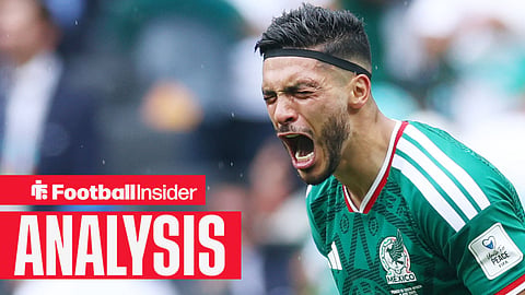 Raul Jimenez celebrating in Mexico kit