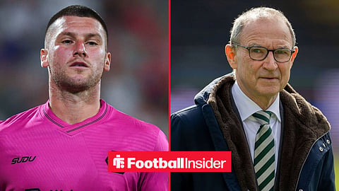 Sam Johnstone in action for Wolves, with Martin O'Neill on the sidelines at Celtic