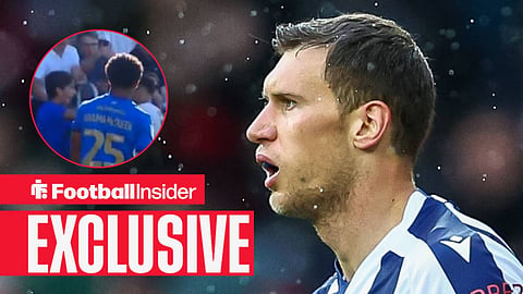 Cardiff City defender Krystian Bielik with screenshot inset