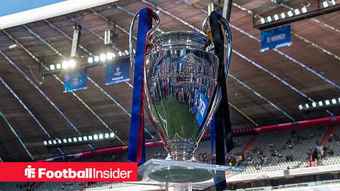 Champions League trophy at Allianz Stadium