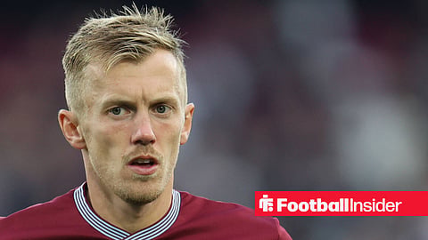 James Ward-Prowse in West Ham home kit