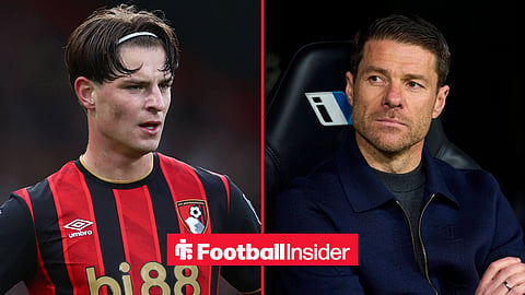 Alex Scott in action for Bournemouth, with Xabi Alonso in the dugout