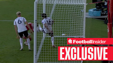 Neco Williams' disallowed goal against Tottenham at the City Ground on Saturday 5 September