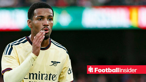 Ethan Nwaneri in Arsenal kit