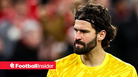 Alisson Becker in action for Liverpool