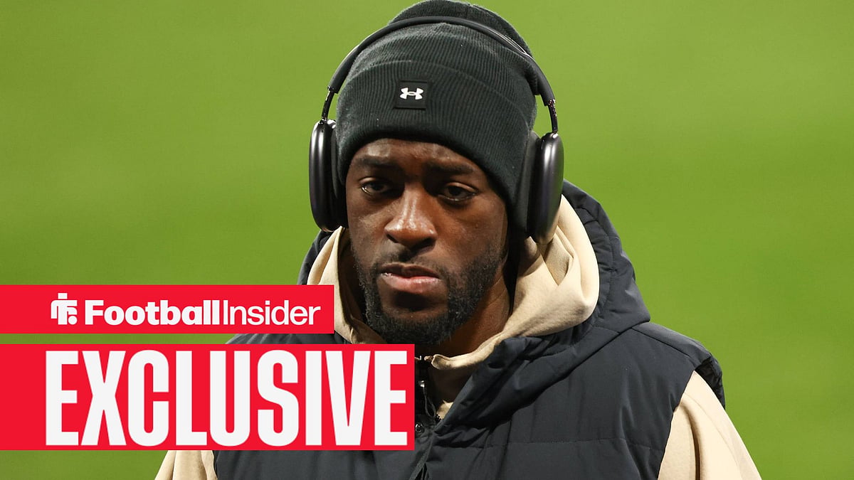 Crystal Palace defender Axel Disasi wears headphones