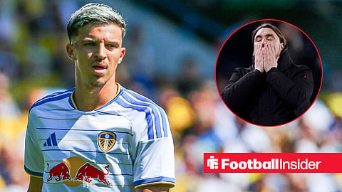 Tarik Muharemovic of Leeds United during the Leeds United v RB Leipzig Pre-Season Friendly match at Elland Road, Leeds, England on 8 August 2026 / Daniel Farke manager of Leeds United reacts to a missed chance during the Leeds United vs Manchester City Premier League match at Elland Road, Leeds