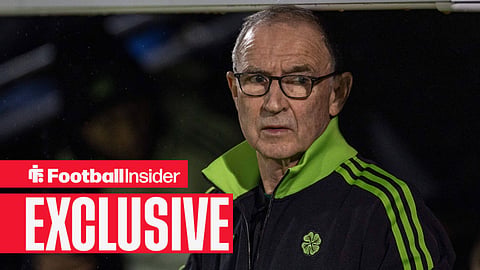 Martin O'Neill on the sidelines