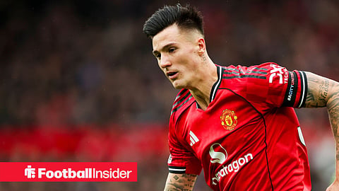 Benjamin Sesko 30 in action during the Manchester United FC v Sunderland AFC English Premier League match at Old Trafford, Manchester, England, United Kingdom on 4 October 2025
