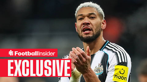 Joelinton in action for Newcastle
